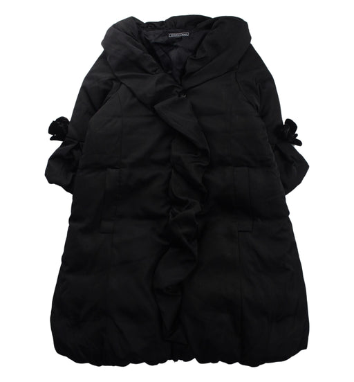 A Black Puffer/Quilted Coats & Outerwear from Nicholas & Bears in size 4T for girl. (Front View)
