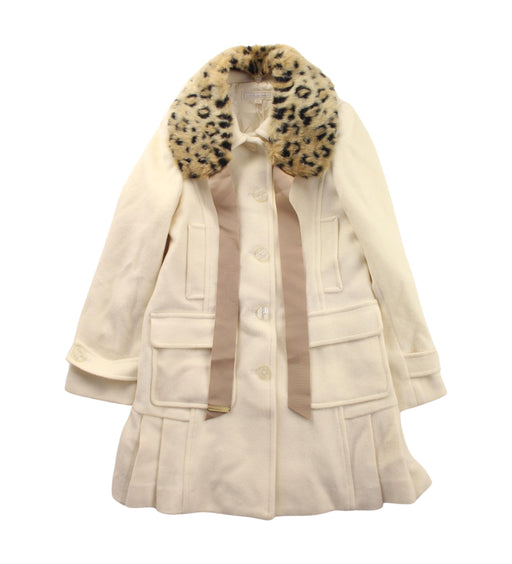 A Ivory Coats from Nicholas & Bears in size 4T for girl. (Front View)
