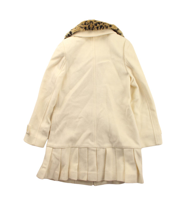 A Ivory Coats from Nicholas & Bears in size 4T for girl. (Back View)