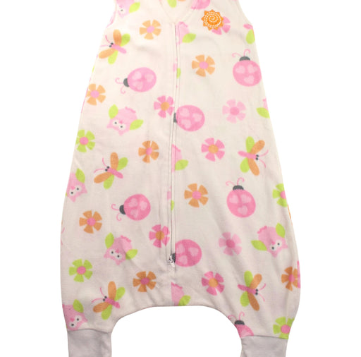 A Pink Sleepsacs from HALO in size 6-12M for girl. (Front View)