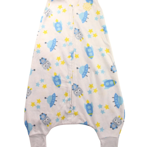 A White Sleepsacs from HALO in size 6-12M for neutral. (Front View)