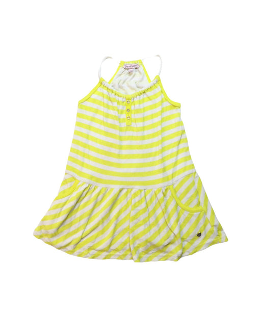 A Yellow Sleeveless Dresses from Juicy Couture in size 7Y for girl. (Front View)