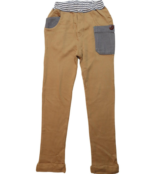 A Brown Casual Pants from Ragmart in size 5T for boy. (Front View)
