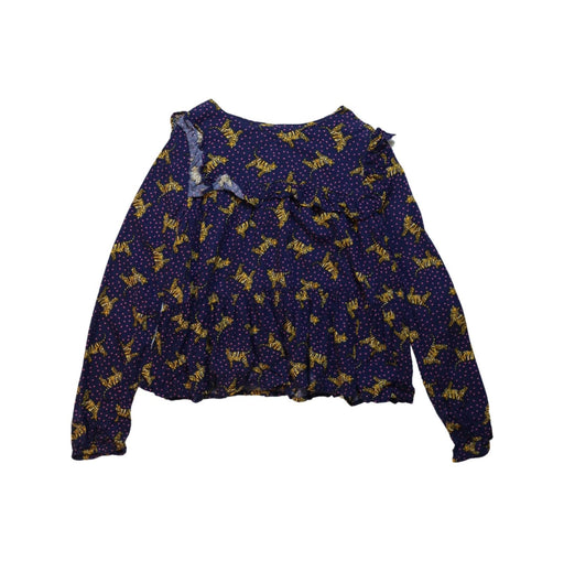 A Navy Long Sleeve Tops from Tucker & Tate in size 7Y for girl. (Front View)