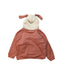 A Beige Hooded Sweatshirts from Naomi Wear in size 6T for girl. (Back View)