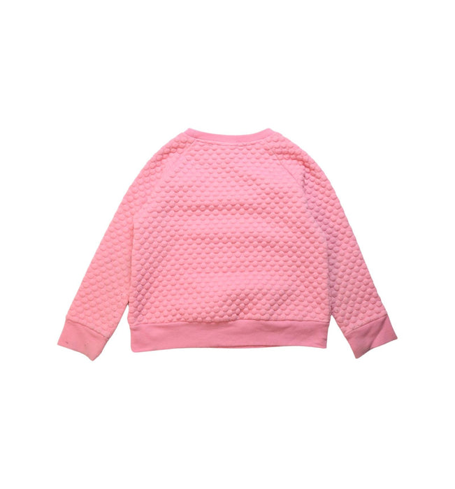 A Pink Crewneck Sweatshirts from Seed in size 6T for girl. (Back View)