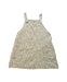 A Brown Overall Dresses from Seed in size 6T for girl. (Front View)