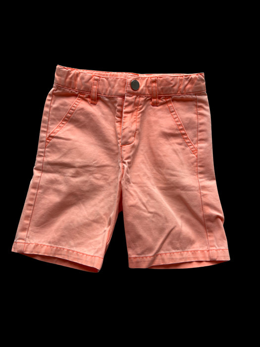 A Peach Shorts from Jacadi in size 3T for neutral. (Front View)