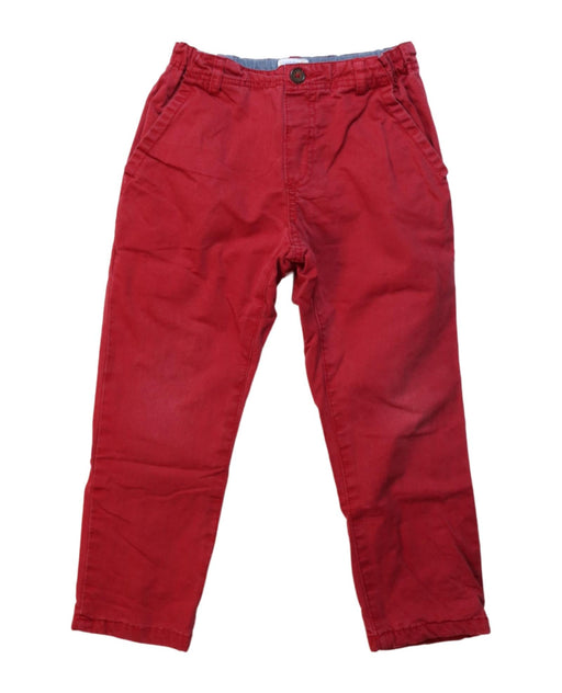 A Red Casual Pants from Bout'Chou in size 3T for boy. (Front View)