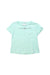 A Teal Short Sleeve T Shirts from Tommy Hilfiger in size 4T for girl. (Front View)