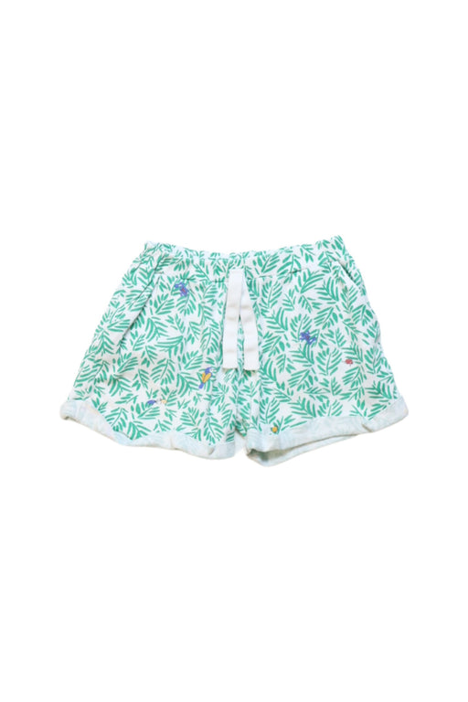 A Green Shorts from Petit Bateau in size 18-24M for girl. (Front View)