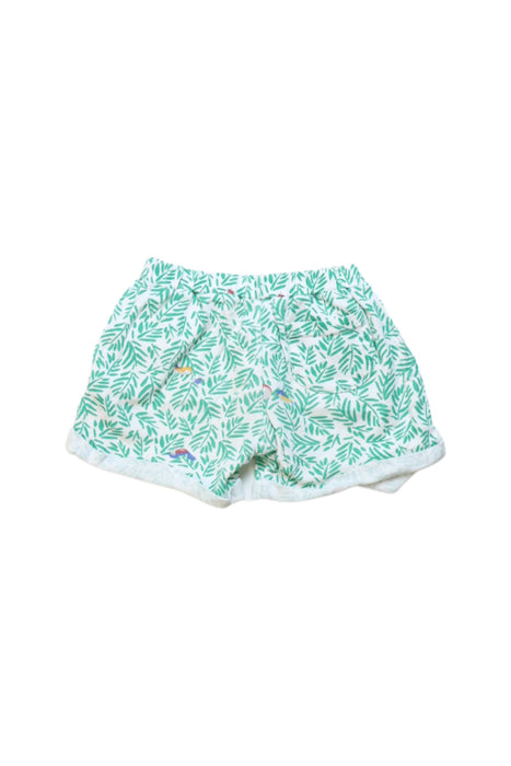 A Green Shorts from Petit Bateau in size 18-24M for girl. (Back View)