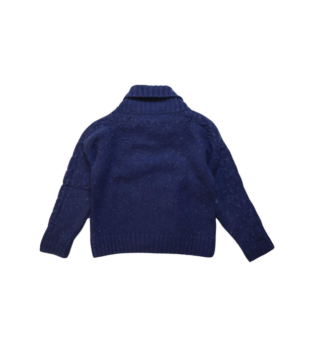 A Navy Knit Sweaters from Jacadi in size 4T for neutral. (Back View)