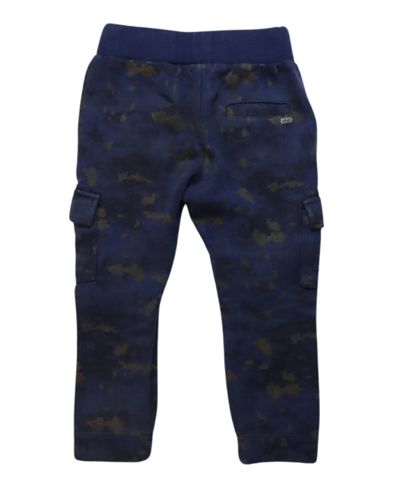 A Navy Sweatpants from IKKS in size 3T for boy. (Back View)