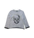 A Grey Long Sleeve T Shirts from IKKS in size 3T for girl. (Front View)