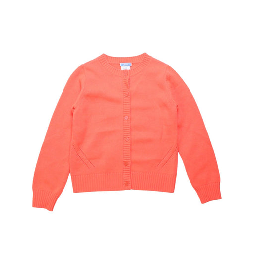 A Orange Cardigans from Jacadi in size 8Y for girl. (Front View)
