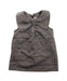 A Black Sleeveless Dresses from Petit Main in size 6-12M for girl. (Front View)