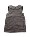 A Black Sleeveless Dresses from Petit Main in size 6-12M for girl. (Back View)