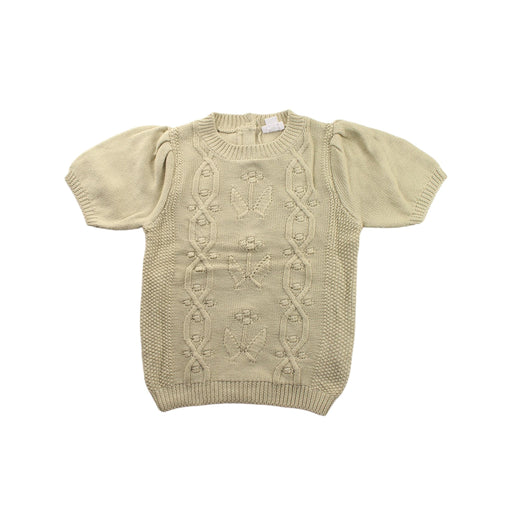A Beige Knit Sweaters from Jamie Kay in size 2T for girl. (Front View)