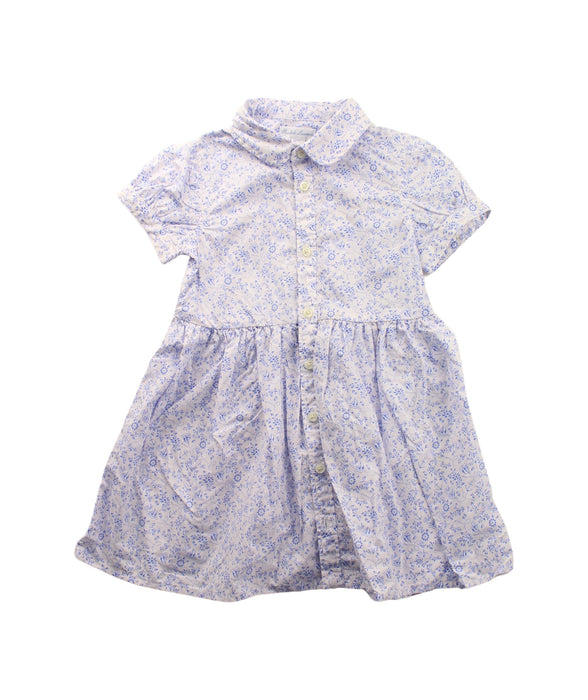 A Blue Short Sleeve Dresses from Ralph Lauren in size 6-12M for girl. (Front View)