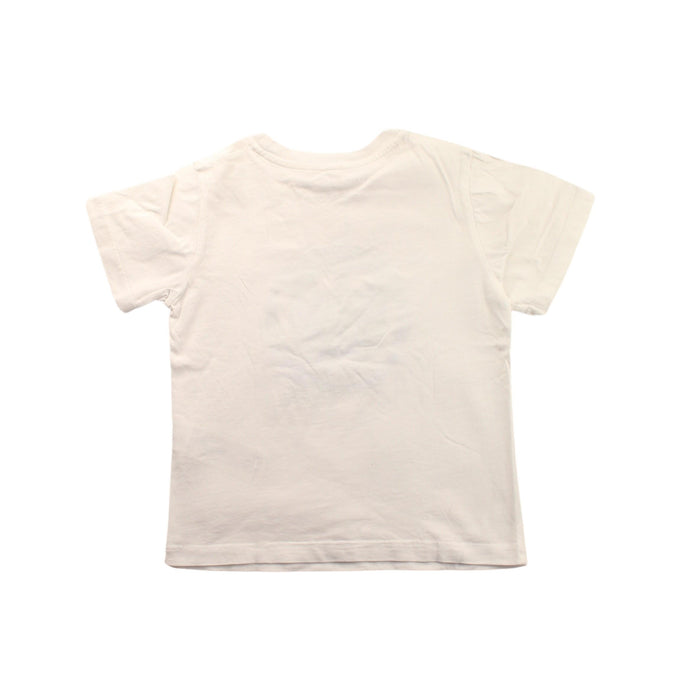 A White Short Sleeve T Shirts from Stella McCartney in size 4T for boy. (Back View)