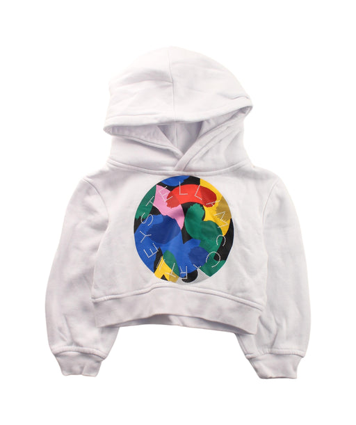 A White Hooded Sweatshirts from Stella McCartney in size 2T for boy. (Front View)