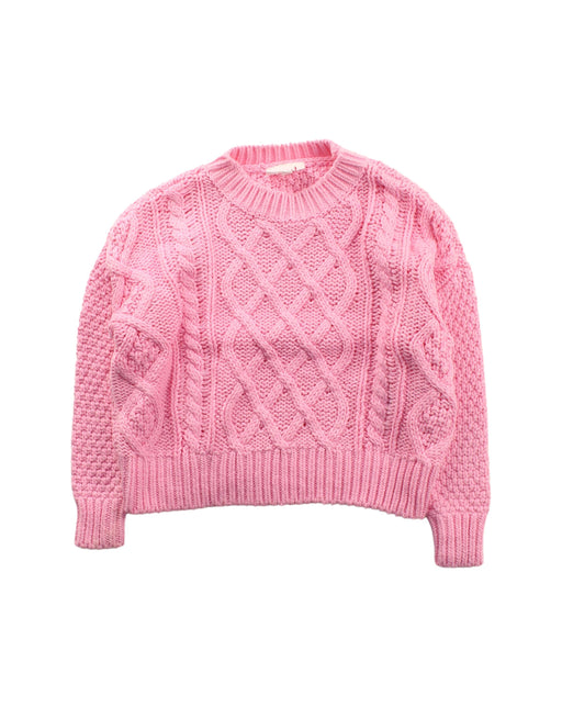 A Pink Knit Sweaters from Seed in size 2T for girl. (Front View)