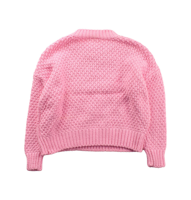 A Pink Knit Sweaters from Seed in size 2T for girl. (Back View)
