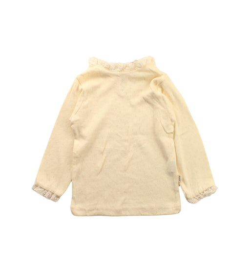 A Ivory Knit Sweaters from Aosta in size 12-18M for girl. (Front View)