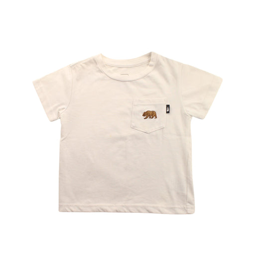 A White Short Sleeve T Shirts from The North Face in size 2T for boy. (Front View)