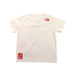A White Short Sleeve T Shirts from The North Face in size 4T for boy. (Back View)