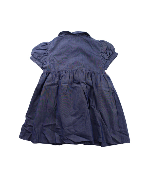 A Blue Short Sleeve Dresses from Familiar in size 2T for girl. (Back View)