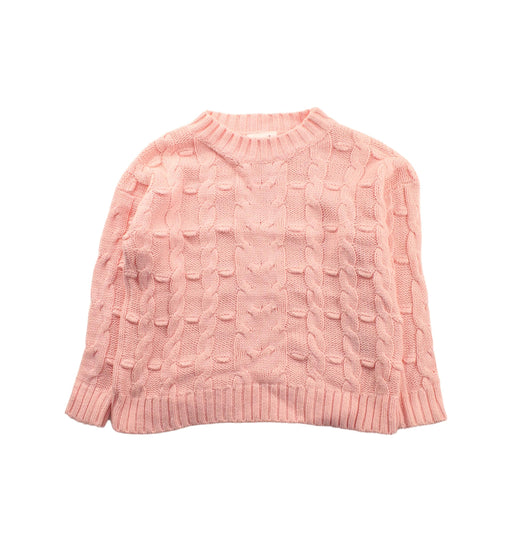 A Pink Knit Sweaters from Seed in size 2T for girl. (Front View)