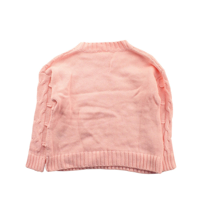 A Pink Knit Sweaters from Seed in size 2T for girl. (Back View)