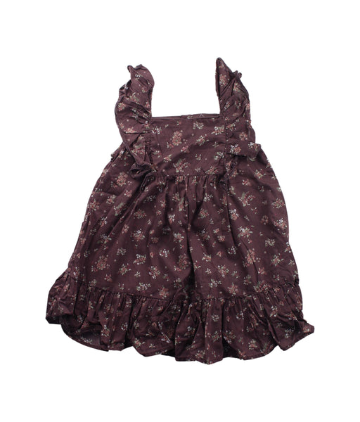 A Brown Sleeveless Dresses from Jamie Kay in size 2T for girl. (Front View)