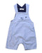 A Blue Overall Shorts from Cadet Rousselle in size 6-12M for neutral. (Front View)