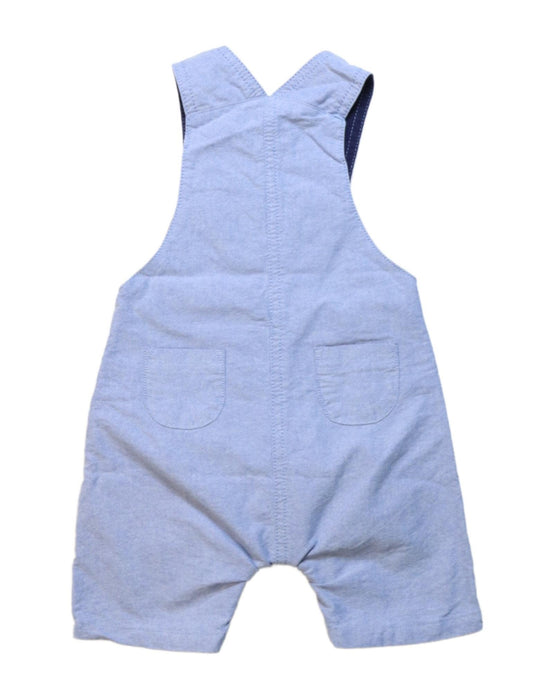 A Blue Overall Shorts from Cadet Rousselle in size 6-12M for neutral. (Back View)