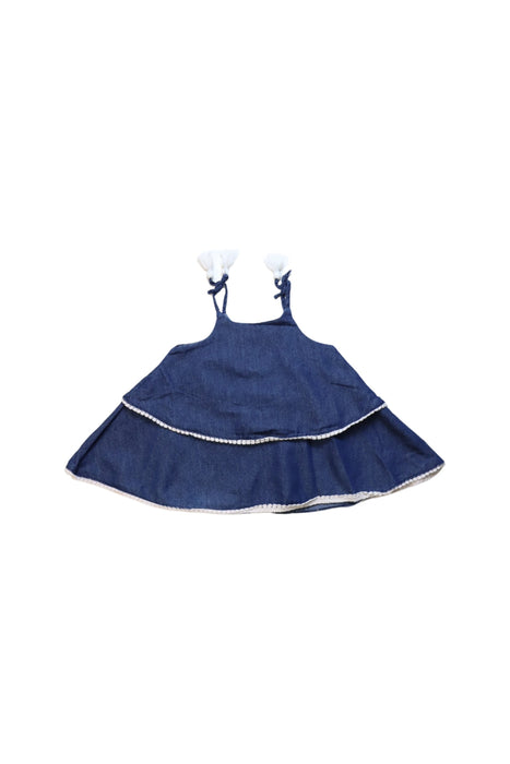 A Navy Sleeveless Tops from Jessica Simpson in size 6-12M for girl. (Front View)