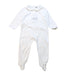 A White Onesies from DPAM in size 12-18M for neutral. (Front View)