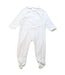 A White Onesies from DPAM in size 12-18M for neutral. (Back View)