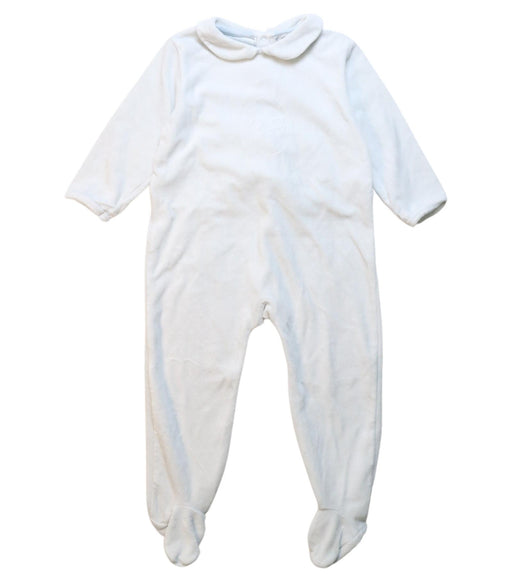 A White Onesies from DPAM in size 12-18M for neutral. (Front View)