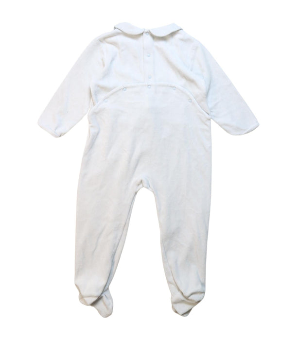 A White Onesies from DPAM in size 12-18M for neutral. (Back View)