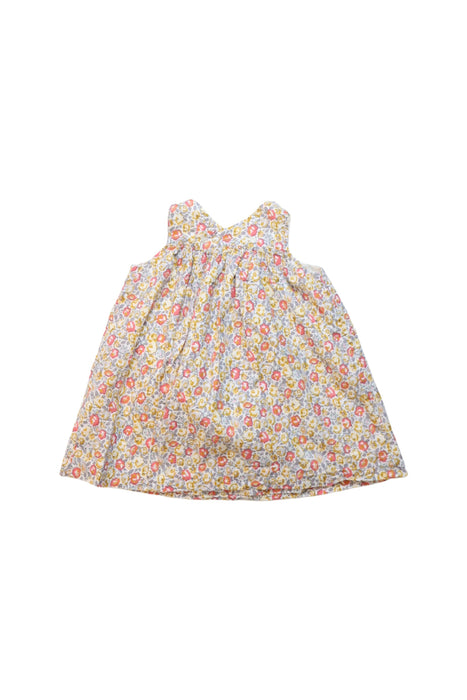 A Multicolour Sleeveless Dresses from Bout'Chou in size 3-6M for girl. (Back View)