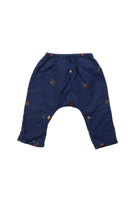 A Navy Casual Pants from Bout'Chou in size 6-12M for girl. (Front View)