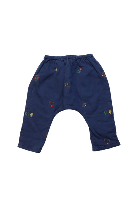 A Navy Casual Pants from Bout'Chou in size 6-12M for girl. (Back View)