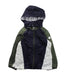 A Blue Lightweight Jackets from Moncler in size 2T for boy. (Front View)