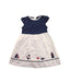 A Blue Short Sleeve Dresses from Familiar in size 2T for girl. (Front View)