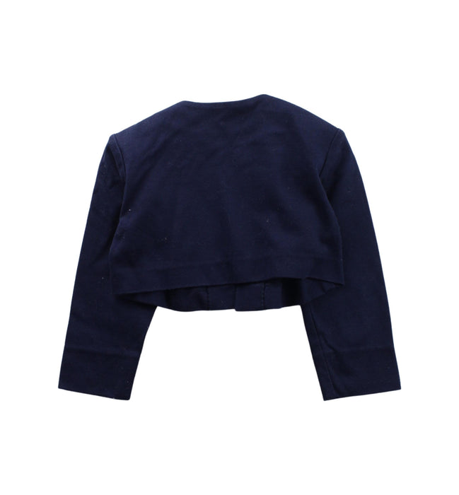 A Blue Cardigans from Familiar in size 2T for girl. (Back View)