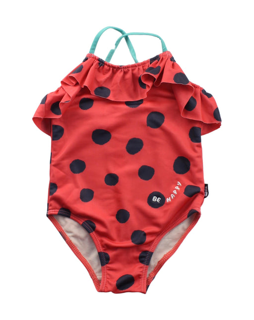 A Black Swimsuits from Nadadelazos in size 2T for girl. (Front View)