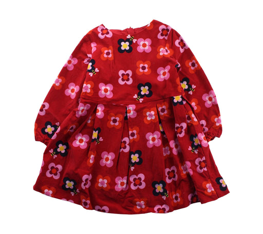 A Red Long Sleeve Dresses from Jacadi in size 3T for girl. (Front View)